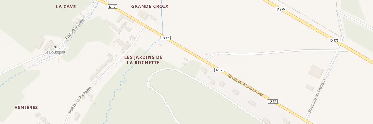 Plan du 73 Rte de Montrichard à Pouillé