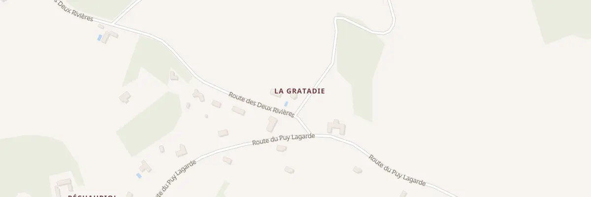 Plan du 270 La Gratadie à Archignac
