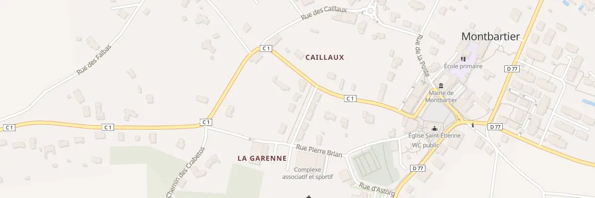 Plan du 24 Rue de la Garenne à Montbartier