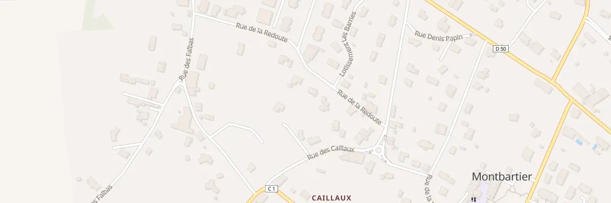 Plan du 151 Rue de la Redoute à Montbartier