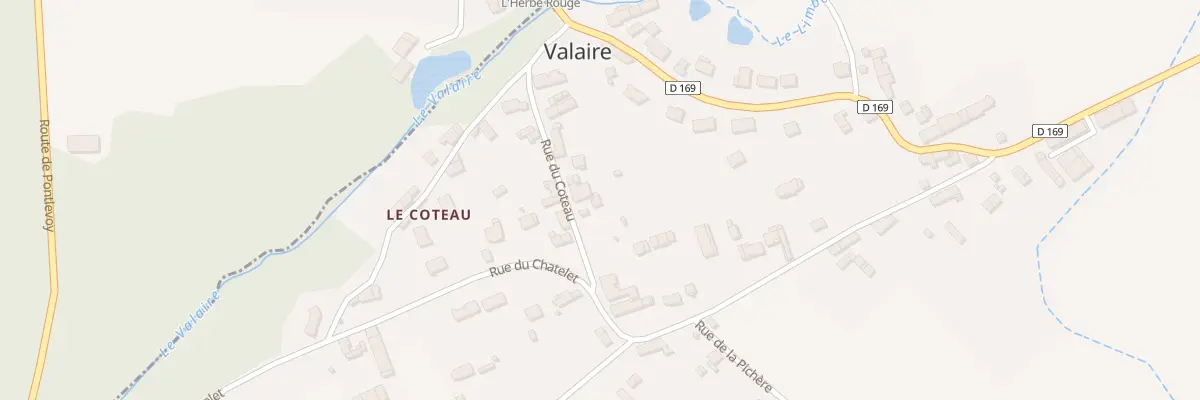Plan du 3 Rue du Côteau à Monthou-sur-Bièvre