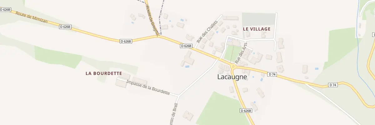 Plan du 8 Che de Breil à Lacaugne