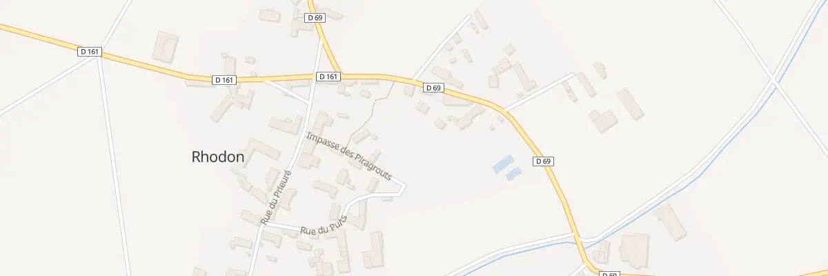 Plan du 3 Rte des Marronniers à Rhodon