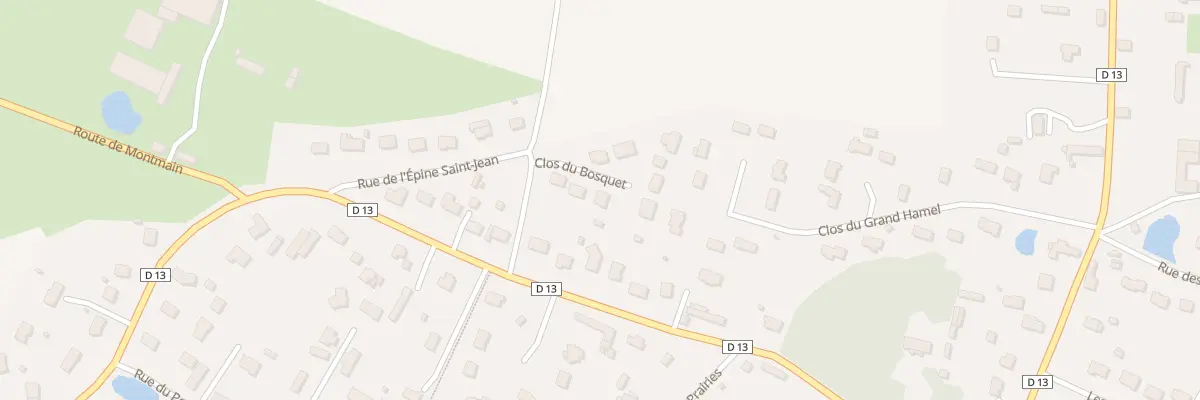 Plan du 8 Clos du Bosquet à Mesnil-Raoul
