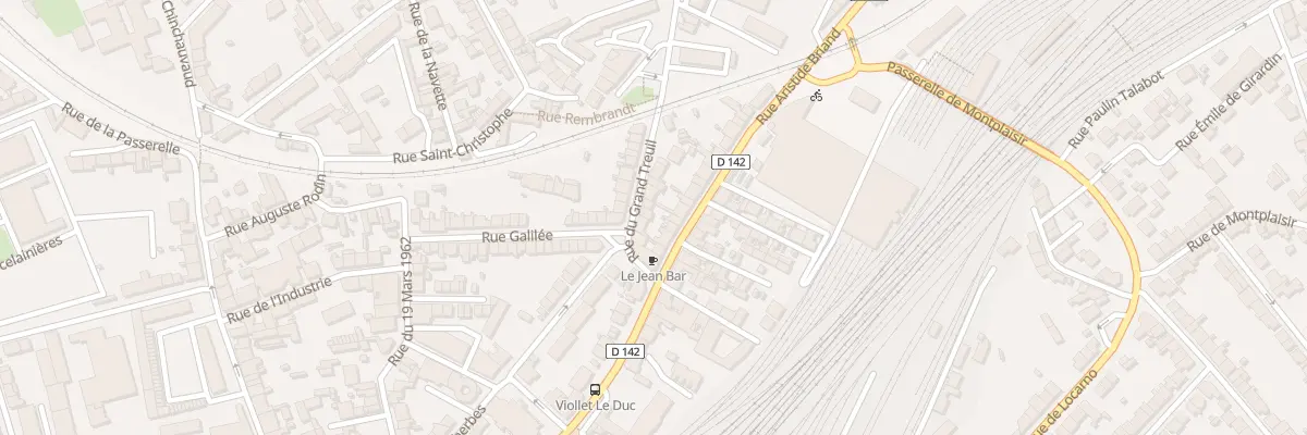 Plan du 8 Rue du Grand Treuil à Limoges