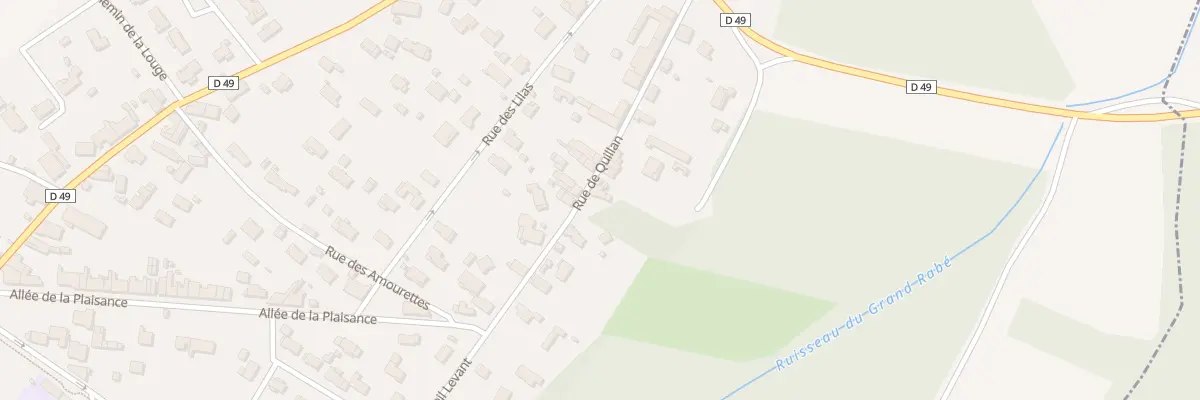 Plan du 10 Rue de Quillan à Lavernose-Lacasse