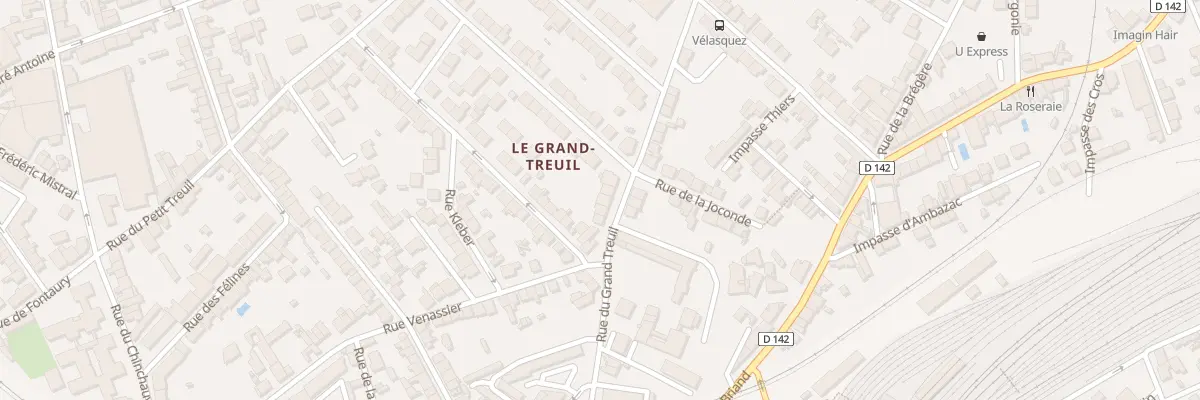 Plan du 49 Rue du Grand Treuil à Limoges