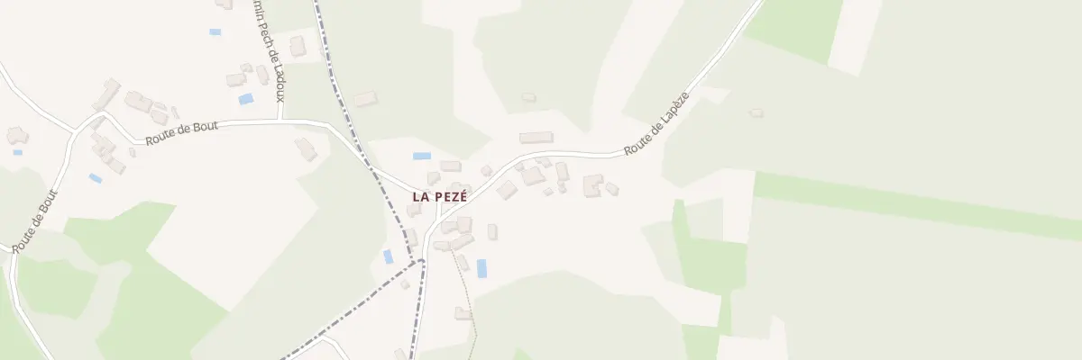 Plan du 2557 Rte de Lapeze aux Arques