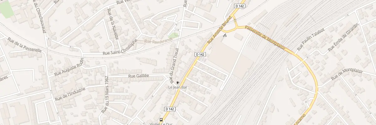 Plan du 87 Rue Aristide Briand à Limoges