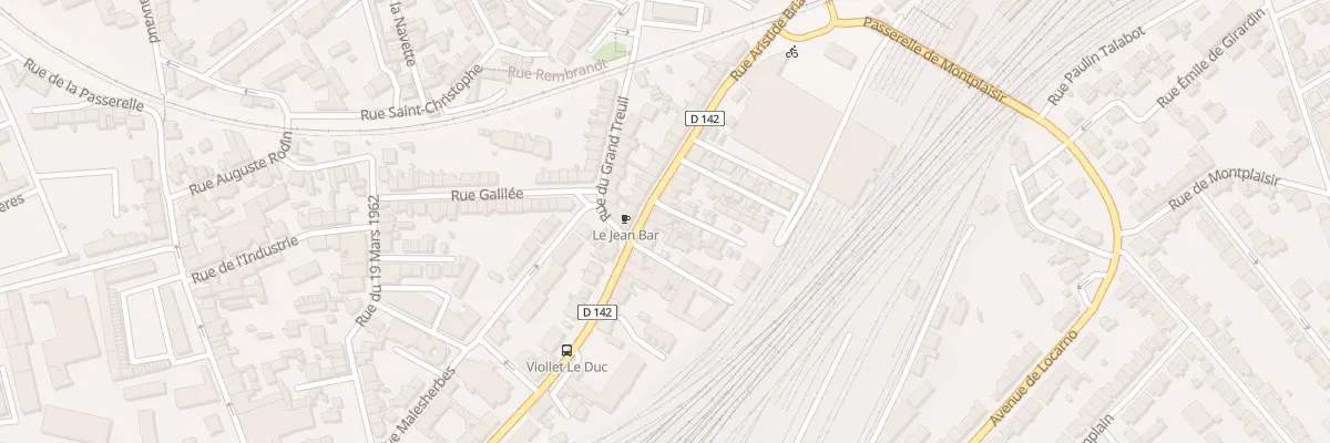 Plan du 54 Rue Aristide Briand à Limoges