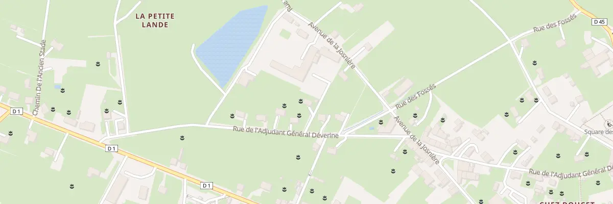 Plan du 44 Rue de l’Adj Gal Deverine à Châteauponsac
