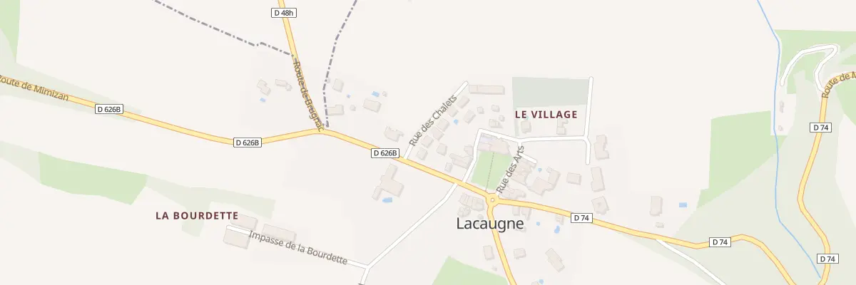 Plan du 4 Rue des Chalets à Lacaugne
