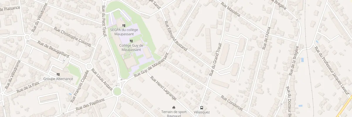 Plan du 46 Rue Condorcet à Limoges