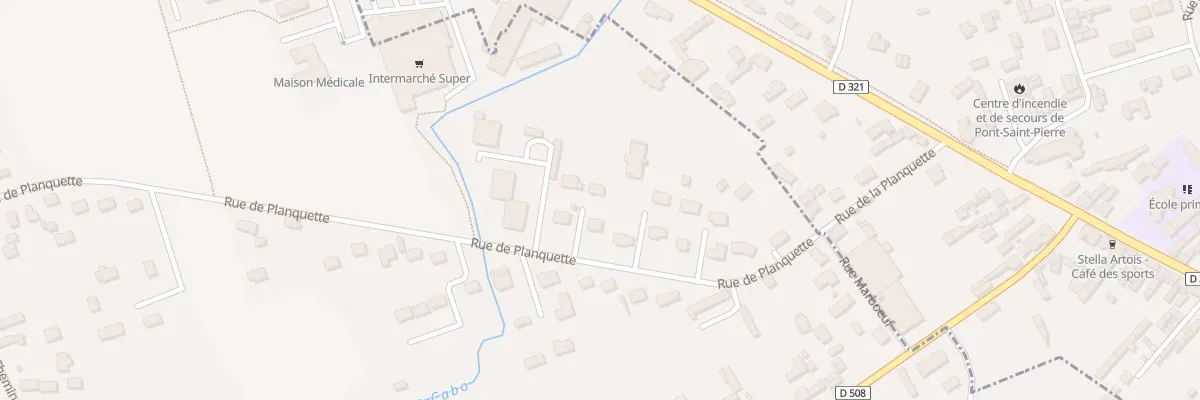 Plan du 33 Rue de la Planquette à Romilly-sur-Andelle