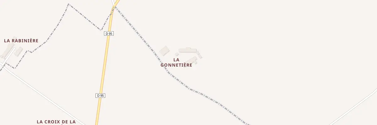 Plan du 1 La Gonnetiere à Brévainville