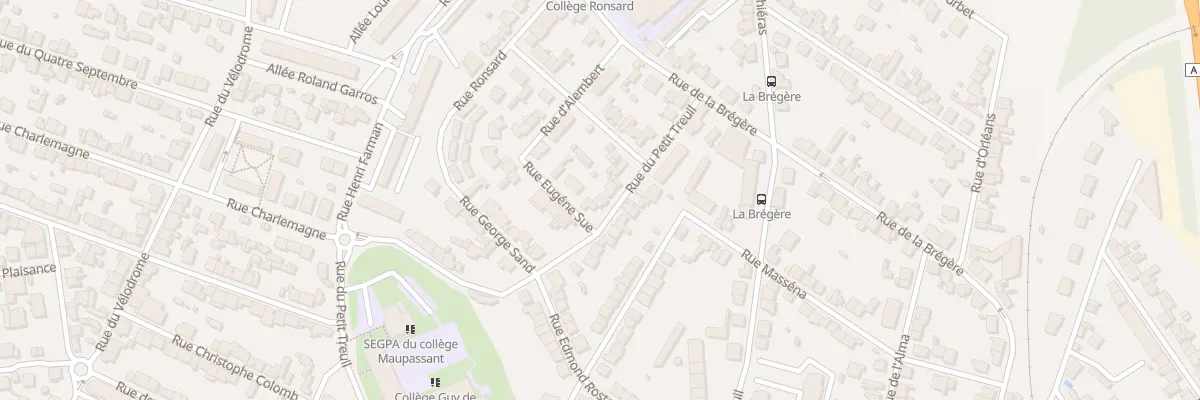 Plan du 123 Rue du Petit Treuil à Limoges