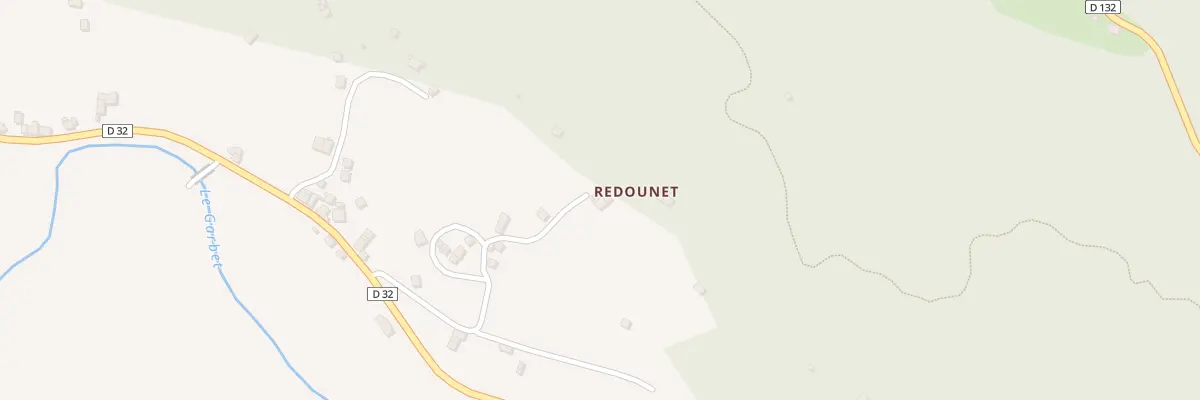 Plan du 63 Redounet à Ercé
