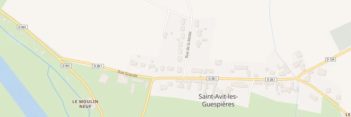 Plan du 3 Rue de la Motte à Saint-Avit-les-Guespières