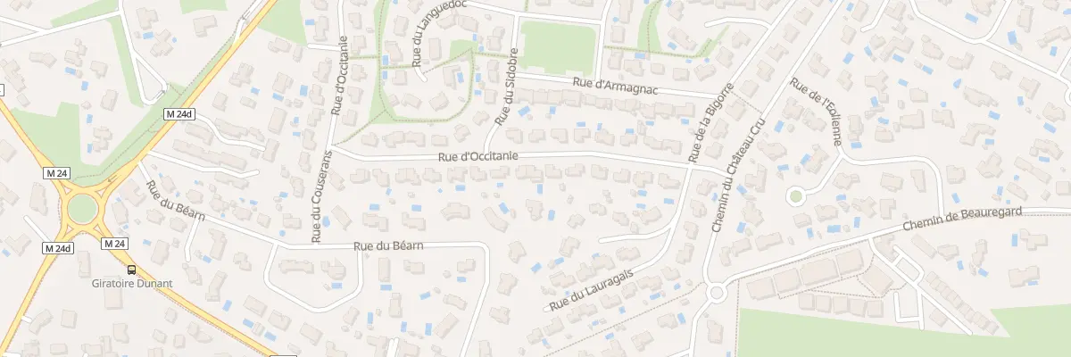 Plan du 38 Rue d’Occitanie à Pibrac