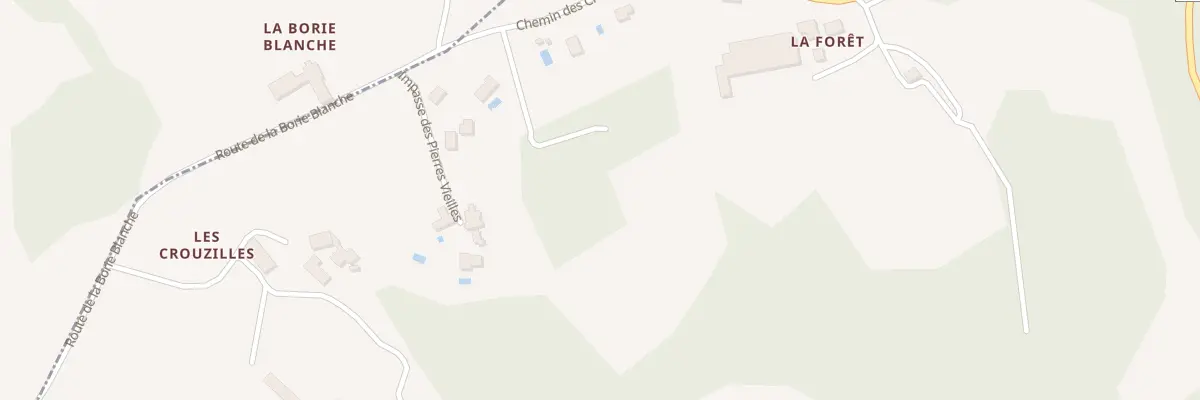 Plan du 250E Les Crouzilles à Groléjac