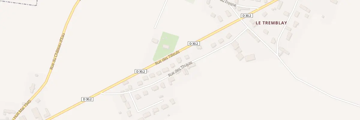 Plan du 15 Rue des Thuyas à Magny