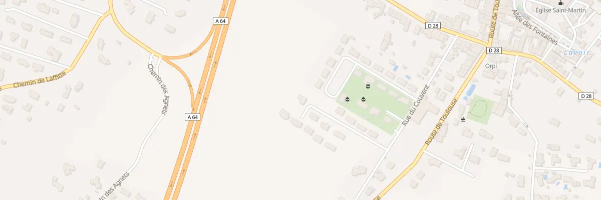 Plan du 6 Imp du Couvent à Noé