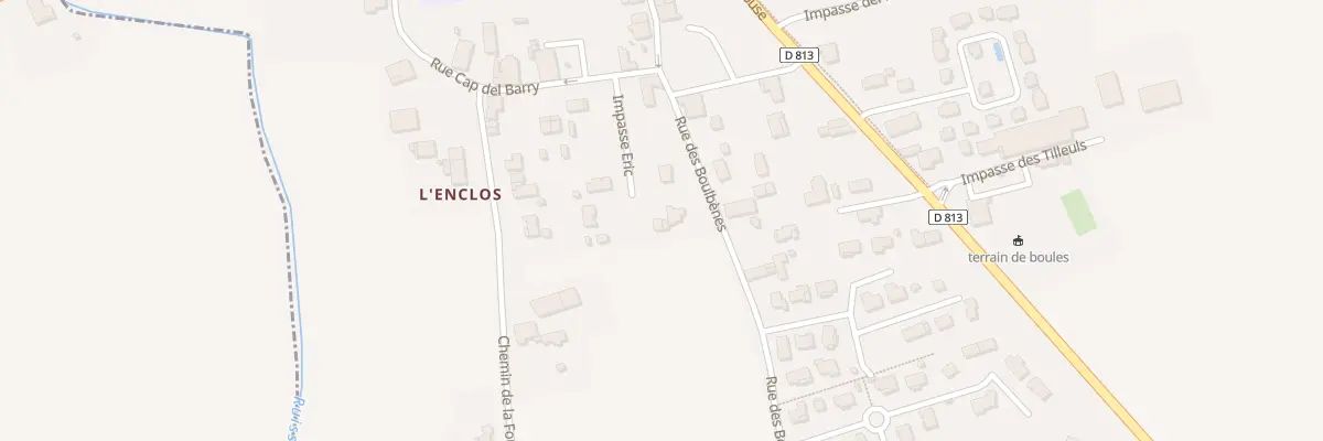 Plan du 4 Rue des Boulbènes à Dieupentale