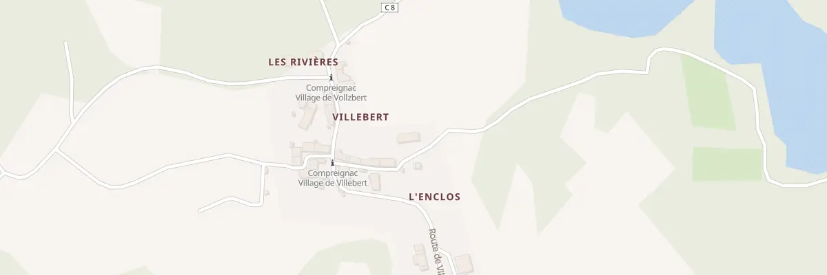 Plan du 5391 Villebert à Compreignac