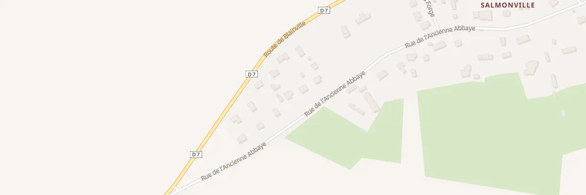 Plan du 267 Rue de l’Ancienne Abbaye à Servaville-Salmonville