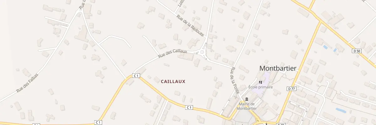 Plan du 109 Rue des Caillaux à Montbartier