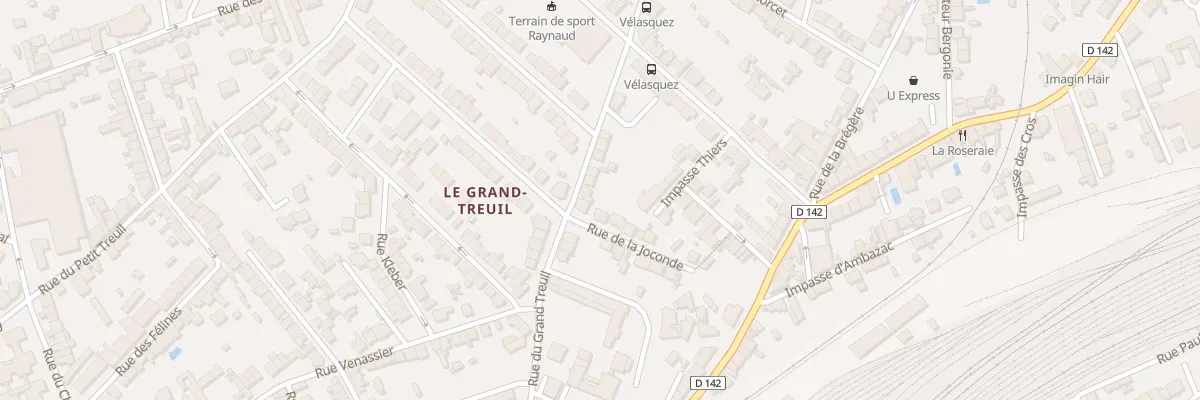 Plan du 56 Rue du Grand Treuil à Limoges