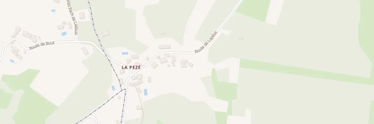 Plan du 2503 Rte de Lapeze à Montgesty