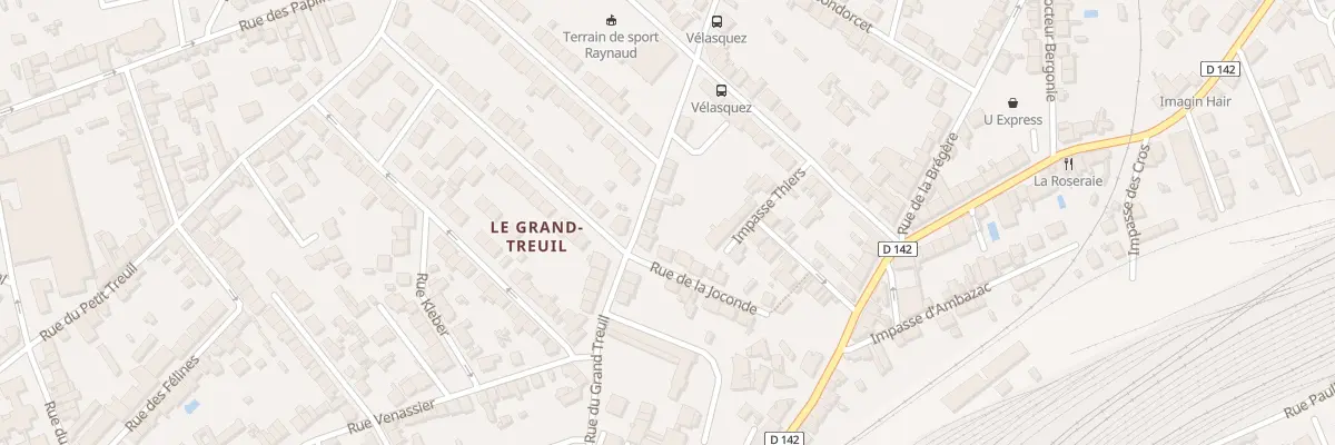 Plan du 58 Rue du Grand Treuil à Limoges