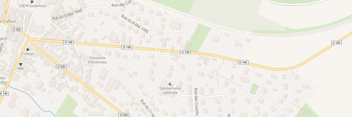 Plan du 372 Rue Abbé Cochet à Envermeu