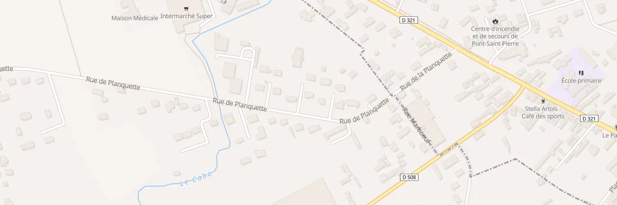 Plan du 39 Rue de la Planquette à Romilly-sur-Andelle