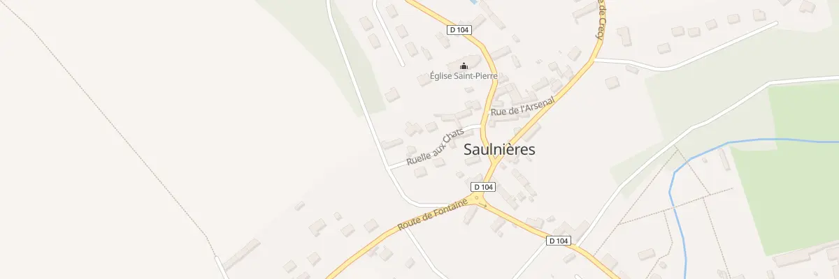 Plan du 6 Rle aux Chats à Saulnières