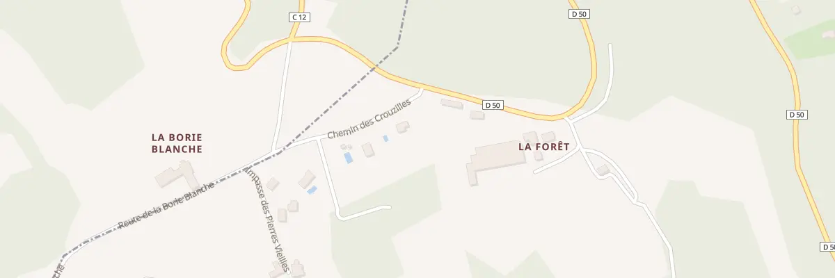 Plan du 294 Les Crouzilles à Groléjac