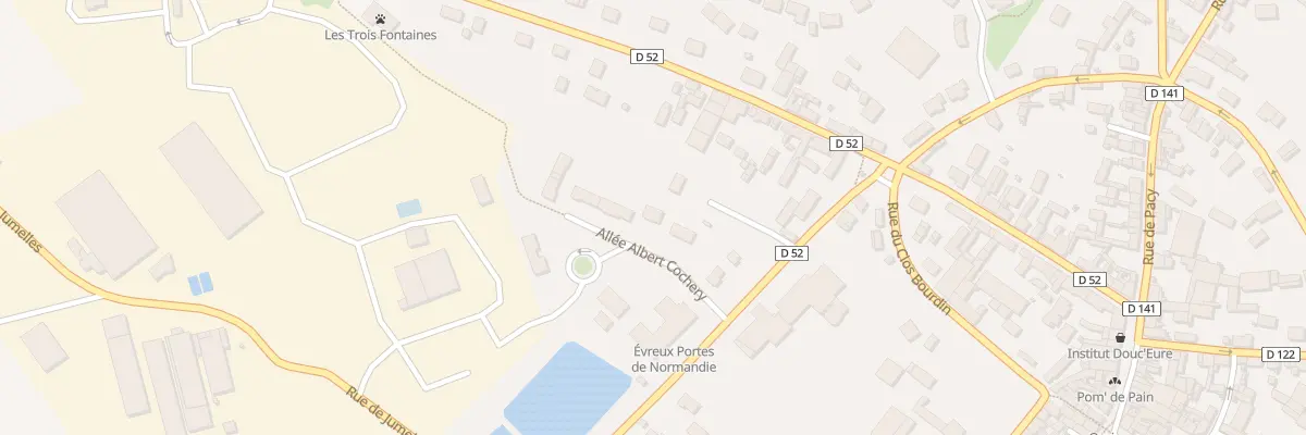 Plan du 4 All Albert Cochery à Saint-André-de-l’Eure