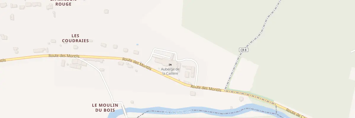 Plan du 38 Rte des Montils à Candé-sur-Beuvron