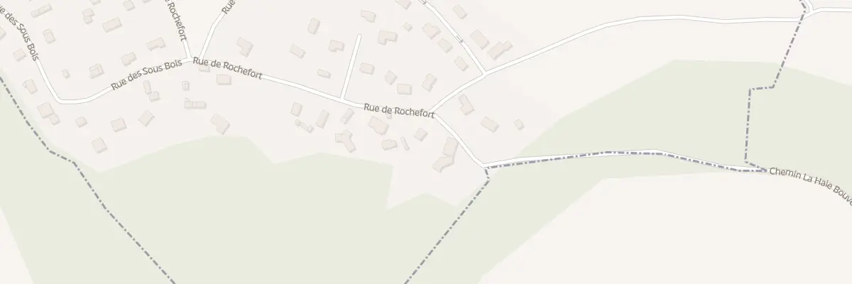 Plan du 50 Rte de Rochefort à Cierrey