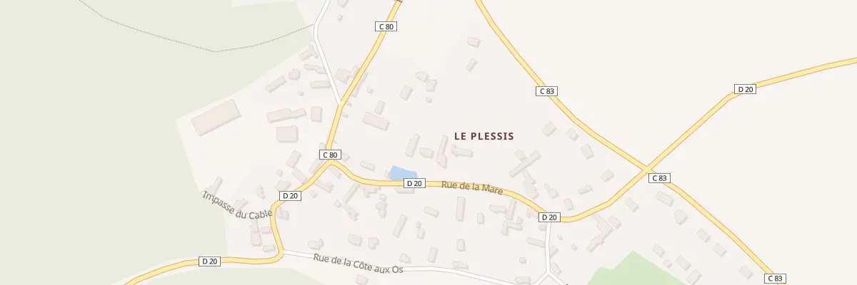 Plan du 5 Rue de la Mare à Amfreville-sous-les-Monts