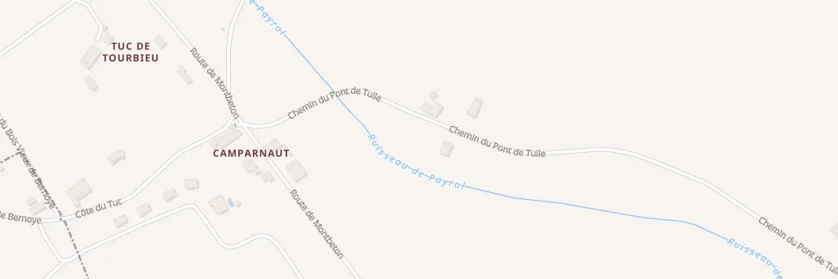 Plan du 280 Che du Pont de Tuile à Albefeuille-Lagarde