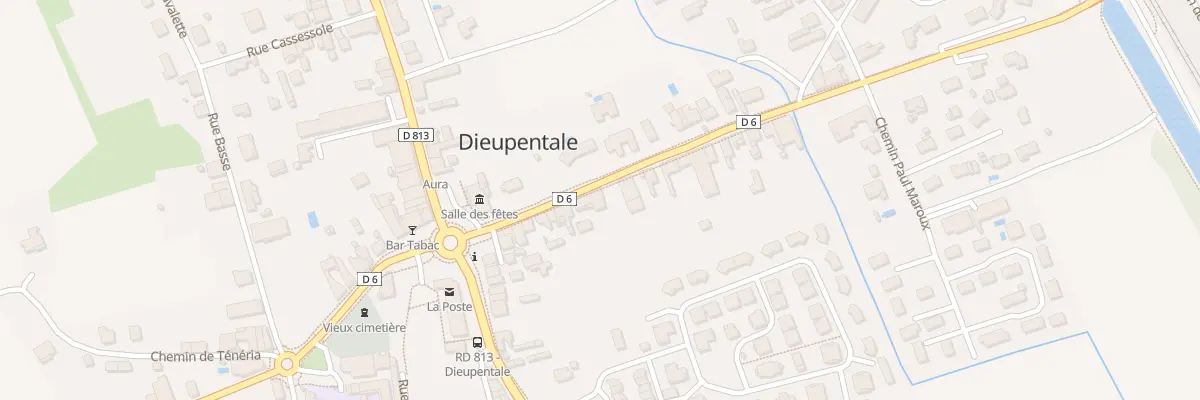 Plan du 16 Rue du Général Larroque à Dieupentale