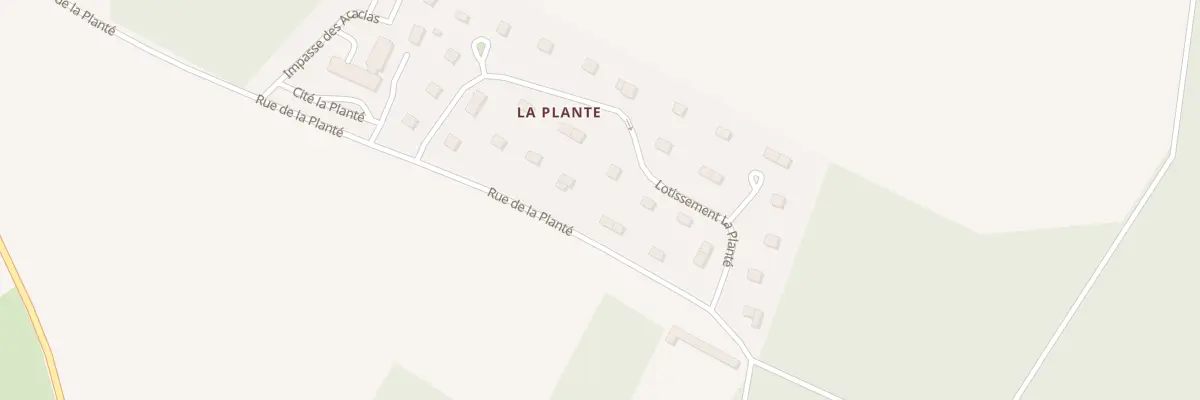Plan du 663 Rue de la Plante à Herqueville