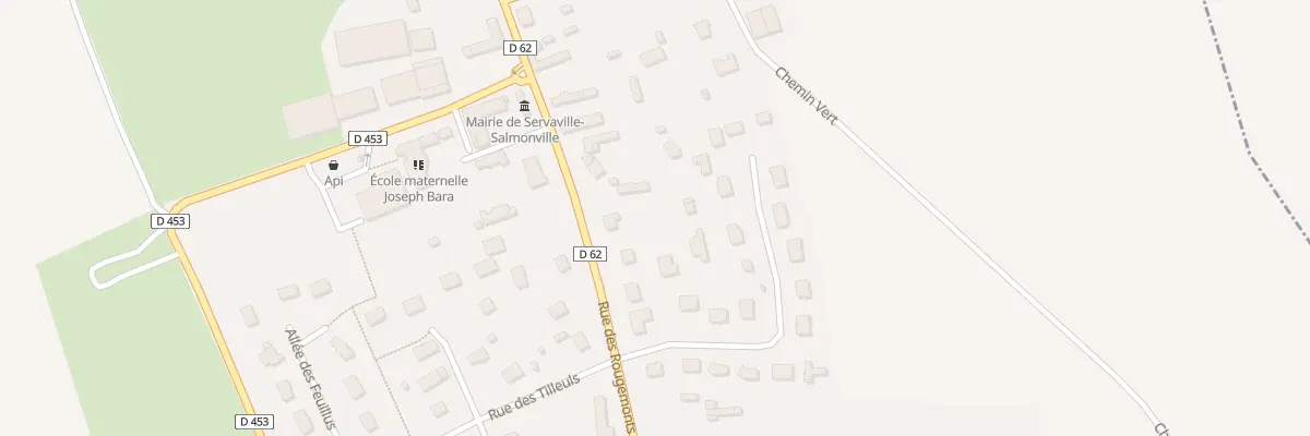 Plan du 180 Rue des Rougemonts à Servaville-Salmonville