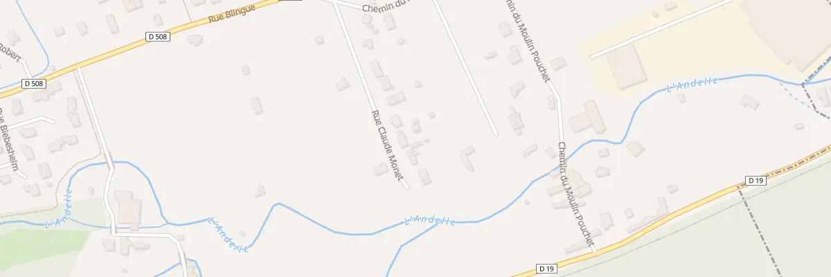 Plan du 8 Rue Claude Monet à Romilly-sur-Andelle