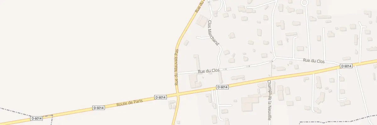 Plan du 11 Rue du Clos à Mesnil-Raoul