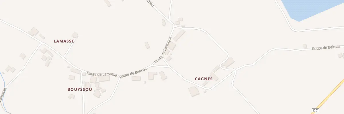 Plan du 1633 Rte de Larroque à Lendou-en-Quercy