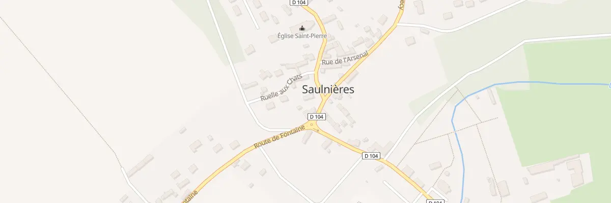Plan du 3 Rue de l’Église à Saulnières