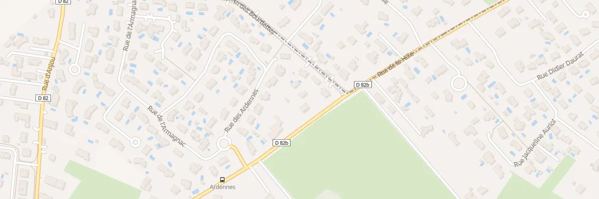 Plan du 2B Rue des Landes à Plaisance-du-Touch